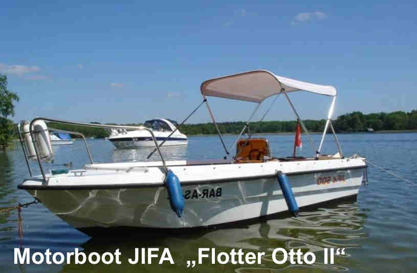 Motorboot JIFA „Flotter Otto II“