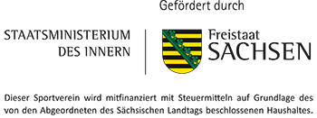 Dieser Sportverein wird mitfinanziert mit Steuermitteln auf Grundlage des von den Abgeordneten des Sächsischen Landtags beschlossenen Haushaltes.